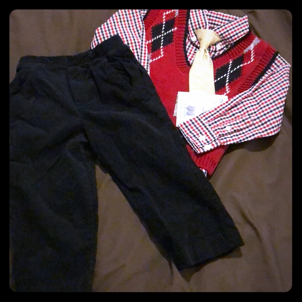Toddler Sweater Vest Set